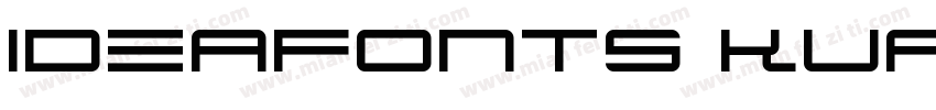 ideafonts kuanglan字体转换